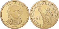 Us Coins - Coin, United States, John Adams, Dollar, 2007, U.S. Mint, San Francisco, Proof