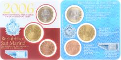 World Coins - San Marino, 5c. + 50c. + 1€, 2006, Rome, UNC,