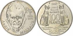 World Coins - France, 100 Francs, André Malraux, 1997, Silver, , KM:1188
