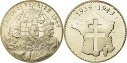 World Coins - France, Medal, Les Accord de Yalta, 11 Février 1945, , Copper-nickel