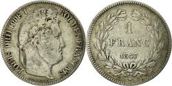 World Coins - Coin, France, Louis-Philippe, Franc, 1847, Paris, , Silver, KM:748.1