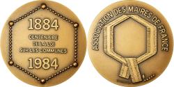 World Coins - France, Medal, Association des Maires de France, 1984, Kieffer, , Bronze