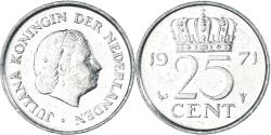 World Coins - Coin, Netherlands, 25 Cents, 1971