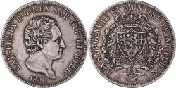 World Coins - Coin, ITALIAN STATES, SARDINIA, Carlo Felice, 5 Lire, 1830, Torino,