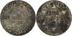World Coins - Morocco, Hassan I, 10 Dirhams, AH 1299/1882, Monnaie de Paris, Silver,