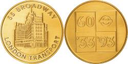 World Coins - United Kingdom, Medal, 55 Broadway, London Transport, 1993, , Copper