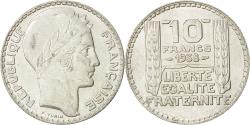 World Coins - Coin, France, Turin, 10 Francs, 1938, Paris, , Silver, KM:878