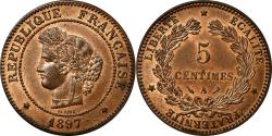 World Coins - Coin, France, Cérès, 5 Centimes, 1897, Paris, , Bronze, KM:821.1