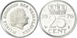 World Coins - Coin, Netherlands, 25 Cents, 1978
