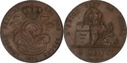 World Coins - Belgium, Leopold I, 5 Centimes, 1833, Brussels, Copper, , KM:5.1