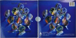 World Coins - Finland, Set 1 ct. - 2 Euro + Token, 2002, Vantaa, FDC,