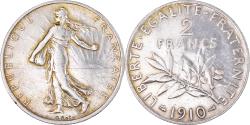World Coins - Coin, France, Semeuse, 2 Francs, 1910, Paris, , Silver, KM:845.1