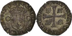 World Coins - Coin, France, Charles IX, Douzain aux deux C, 1574, Dijon, , Billon
