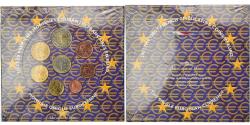 World Coins - France, Euro-Set, 2002, BU,