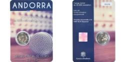 World Coins - Andorra, 2 Euro, 25ème anniversaire de la radio-télé, 2016, Monnaie de Paris