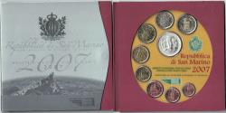 World Coins - San Marino, Set, 2007, , Bi-Metallic
