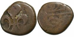 World Coins - French India, Doudou, n.d. (1715-1774), Pondicherry, Bronze,