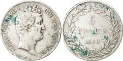 World Coins - Coin, France, Louis-Philippe, 5 Francs, 1830, Lyon, , Silver, KM:735.4