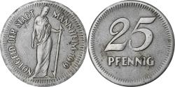 World Coins - Germany, Stadt Mannheim, 25 Pfennig, 1919, , Iron