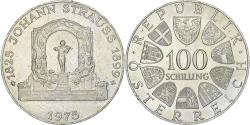 World Coins - Austria, 100 Schilling, Johann Strauss, 1975, Silver, , KM:2923