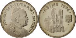 World Coins - France, Medal, Johannes Paulus II, Reims 1996, Religions & beliefs,