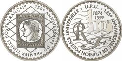 World Coins - France, 10 Francs, (1999), Paris, 150e Anniversaire du Premier Timbre Poste