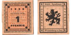 World Coins - Germany, Wasserburg, 1 Pfennig, UNC(63)