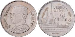 World Coins - Thailand, 1 Baht, 1991, Nickel,