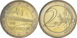 World Coins - Luxembourg, 2 Euro, Pont Grande Duchesse Charlotte, 2016, , Bi-Metallic