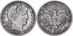 Us Coins - United States, Barber Half Dollar, 1915, San Francisco, Silver,