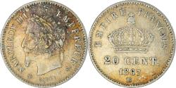 World Coins - Coin, France, Napoleon III, 20 Centimes, 1867, Strasbourg, , Silver