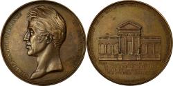 World Coins - France, Medal, Charles X, Reconstruction de la Salle des Séances des Députés