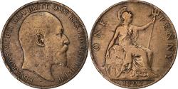 World Coins - Great Britain, Edward VII, Penny, 1902, Bronze, , KM:794.2