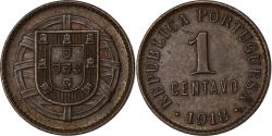 World Coins - Portugal, Centavo, 1918, Bronze, , KM:565