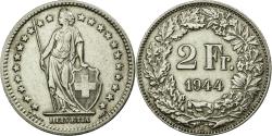 World Coins - Coin, Switzerland, 2 Francs, 1944, Bern, , Silver, KM:21