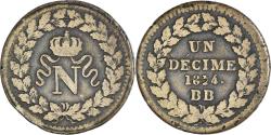 World Coins - Coin, France, Napoléon I, Decime, 1814, Strasbourg, point after date only