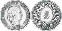 World Coins - Coin, Switzerland, 5 Rappen, 1906, Bern, , Copper-nickel, KM:26