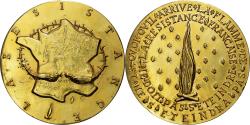 World Coins - France, Medal, La Résistance, n.d., Gilt Bronze, De Jaeger,