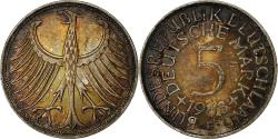 World Coins - GERMANY - FEDERAL REPUBLIC, 5 Mark, 1968, Stuttgart, Silver, , KM:112.1