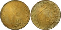 World Coins - Vatican, Paul VI, 20 Lire, 1966 - Anno IV, Rome, Aluminum-Bronze, , KM:88