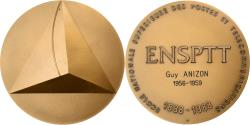 World Coins - France, Medal, Ecole Nationale Supérieure des Poste et Télécommunications