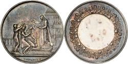 World Coins - France, Medal, Noces, Mariage, Religion, Silver, Montagny,