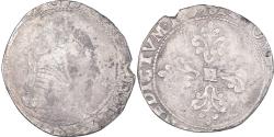 World Coins - Coin, France, Henri III, 1/4 Franc, Toulouse, , Silver, Duplessy:1132