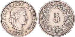 World Coins - Coin, Switzerland, 5 Rappen, 1914