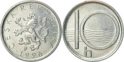 World Coins - Coin, Czech Republic, 10 Haleru, 1996, , Aluminum, KM:6