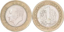 World Coins - Turkey, Lira, 2013, Bi-Metallic, , KM:1244