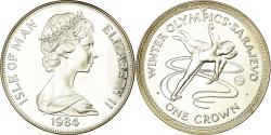 World Coins - Coin, Isle of Man, Elizabeth II, Crown, 1984, Pobjoy Mint, Proof,