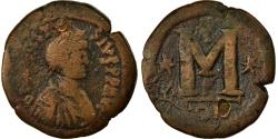 Ancient Coins - Coin, Anastasius I 491-518, Follis, Constantinople, , Copper