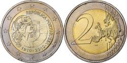 World Coins - Portugal, Portuguese Republic, 100th Anniversary, 2 Euro, 2010, Lisbon,