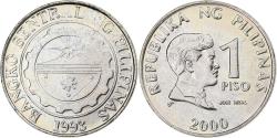 World Coins - Philippines, Piso, 2000, Nickel plated steel, , KM:269a